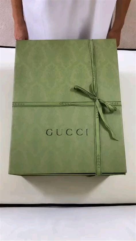 unboxing gucci bag|Gucci gift wrapping paper.